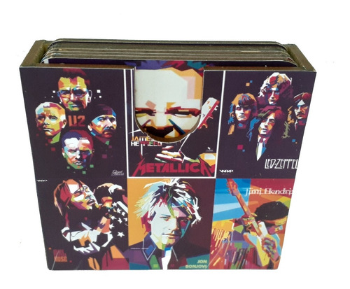 Imagem 2 de 4 de Porta Copos Idolos 90
