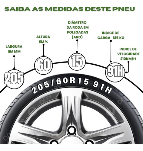 Kit 2 Pneus Aro 15 205/60r15 Westlake Zupereco 91 H