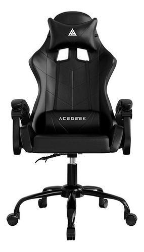 Cadeira Gamer Acegeek Knight-v1, Preto, Ag-knight-v1-bk