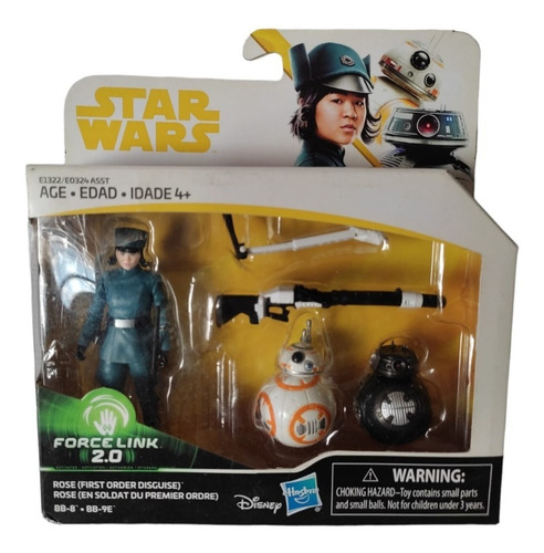 Rose Con Droids Bb-8 Y Bb-9e Star Wars Force Link Hasbro 