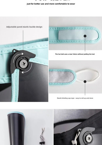 Gorro De Sol Con Protección Uv Para Mujer, Para Ciclismo Y A