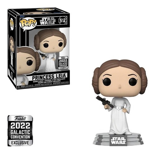 Princesa Leia 512 Exclusivo Pop Funko Star Wars