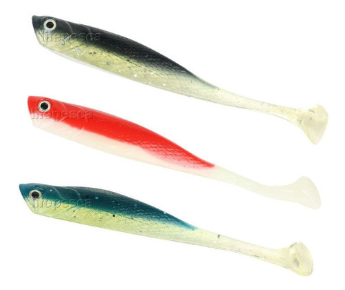 Isca Artificial Soft Cmik Fishing Lure 12,5cm/13gr - 3 Peças
