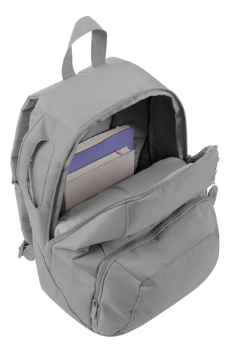 Mochila Resistente A La Abrasión Gammatto Totto Color Gris Diseño de la tela Poliéster