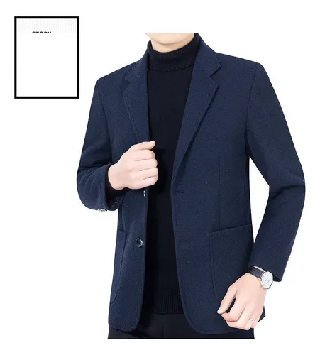 Saco Blazer Hombre Casual Moda Slim Fit Hombre 2023 Moda Meses