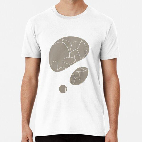 Remera Ilustración Minimalista De Hojas De Ginkgo En Variaci