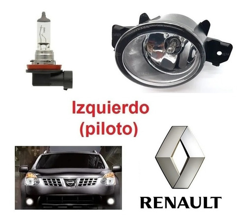 Faro Niebla Halogeno Blanco Izquierdo Renault Koleos 2014