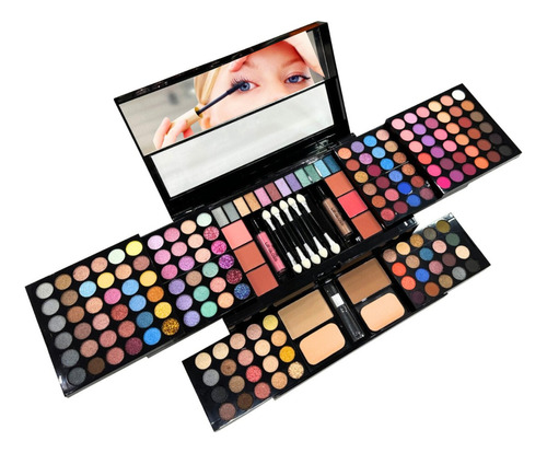 Set De Maquillaje Plegable Super Completo Regalo Mama Mujer