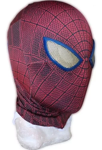 Máscara Spiderman en tela con ojos acrílicos sin faceshell