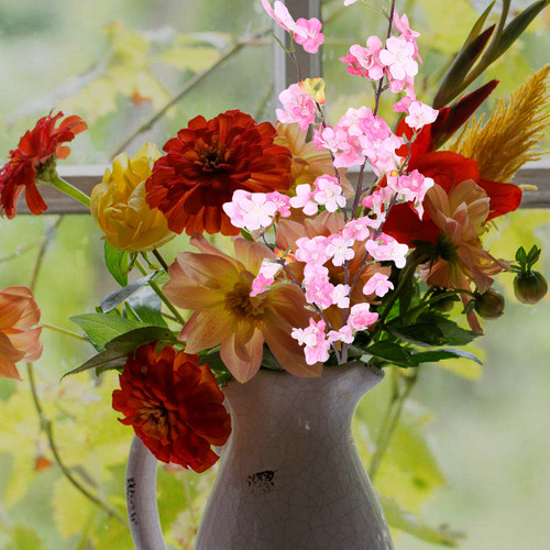Flores De Cerezo Falsas: Tallos De Flores Artificiales Ideal