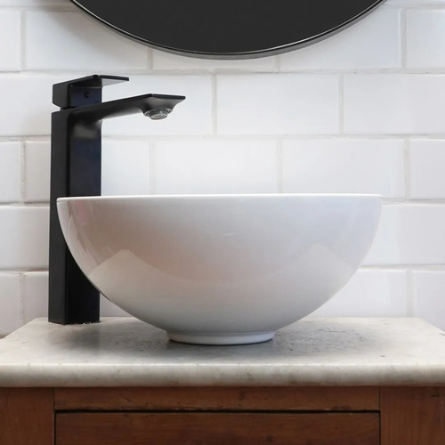 Soria Monocomando Negro Lavatorio Alto Peirano 61-192