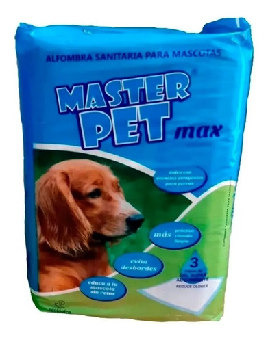 Alfombras Master Pet Max Paños Entrenamiento Perro 90x60 X10