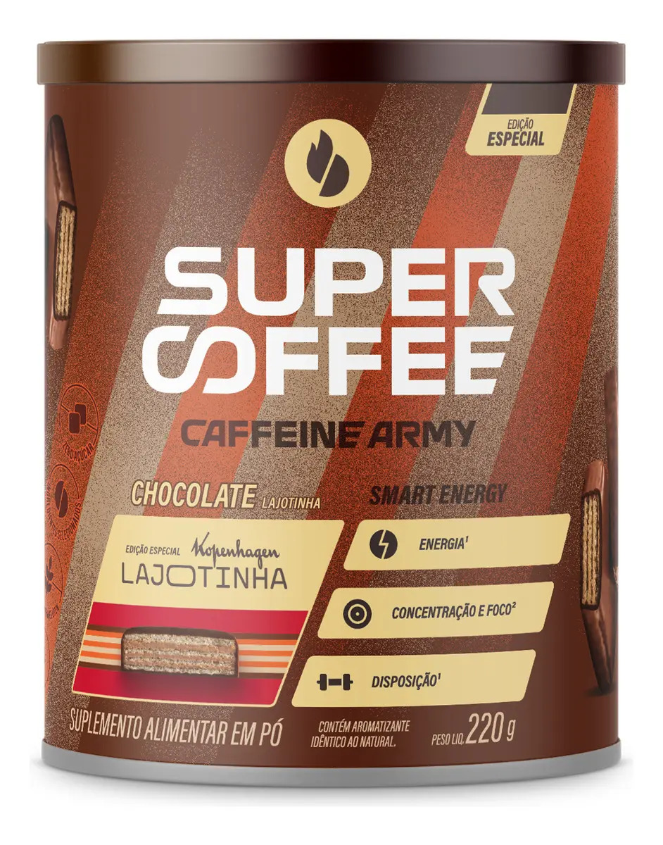 Supercoffee Lajotinha Classic Size 220g Caffeine Army Chocolate