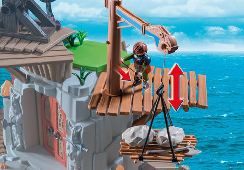 Playmobil 9243 Fortaleza De Berk Dragons Geobra