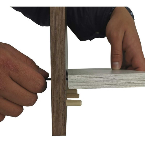 Imagen 9 de 10 de Perchero Organizador Porta Llaves De Pared Melamina Moderno