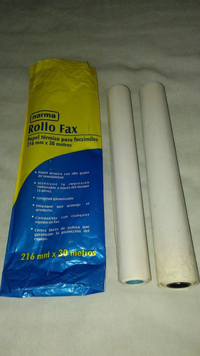 Papel En Rollo Para Fax