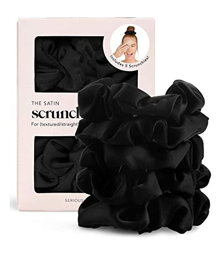 Kitsch Satin Hair Scrunchies For Women - Softer Than Whc9f