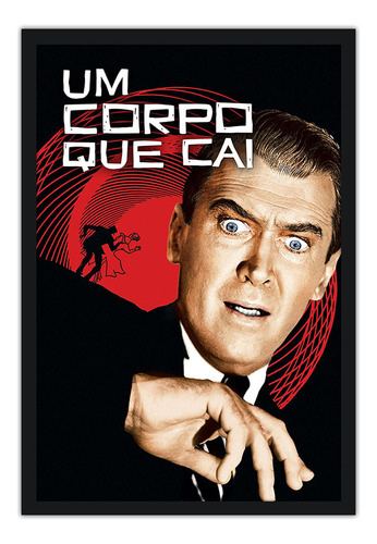 Quadro 64x94cm Um Corpo Que Cai - Hitchcock - Filmes - 08