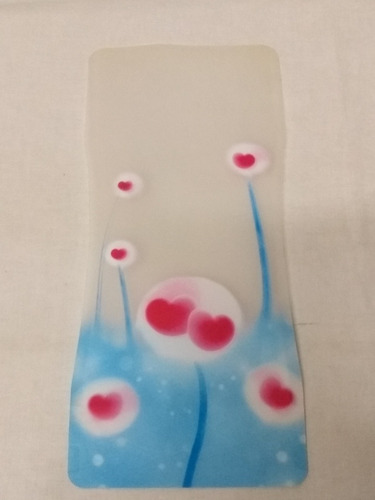 Imagem 3 de 5 de Vaso De Flores De Plástico Dobrável Vaso Pvc Corações Azul