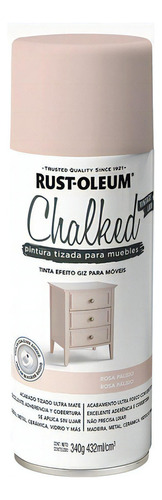 Pintura Chalked En Aerosol Rust Oleum Color Rosa Palido - Blush Pink