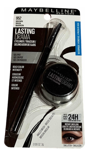 Delineador De Ojos En Gel Maybelline Eyestudio Lasting Drama