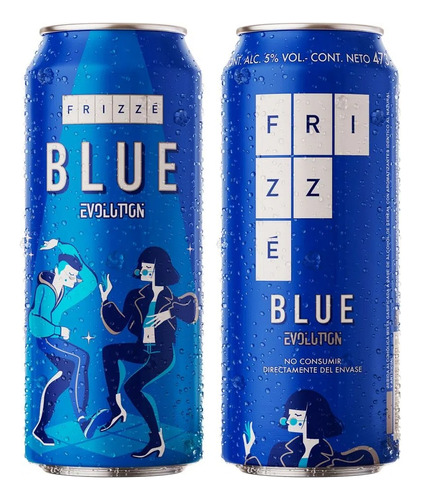 Frizante Frizze Blue Evolution Lata X 473ml