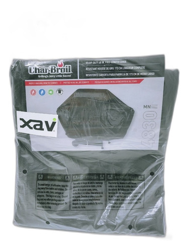 Imagen 1 de 4 de Forro Funda Parrillera Univ 68* Char Broil 5322 Xavi