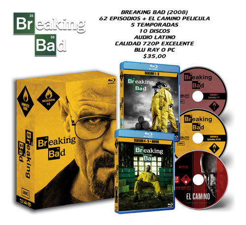 Breaking Bad Serie Completa 720p Latino