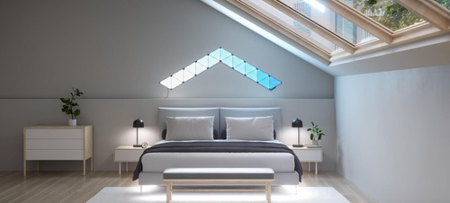 Formas De Nanoleaf Wifi Y Hilo Smart Rgbw 16m+ Color Led Gam