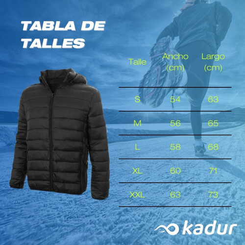 Campera Invierno Abrigo Unisex Liviana Capucha Importada