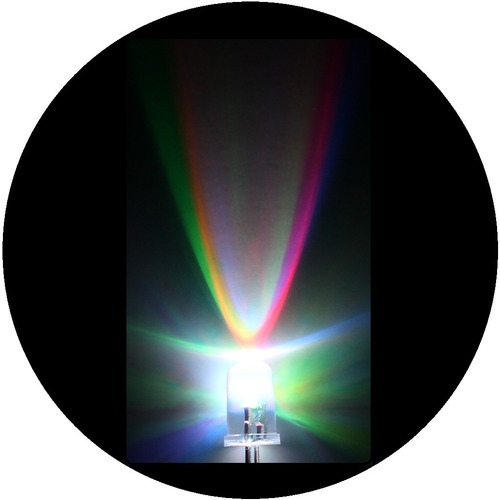 100 Leds Rgb Camaleón Ultrabrillantes 5mm - Lento / Rápido