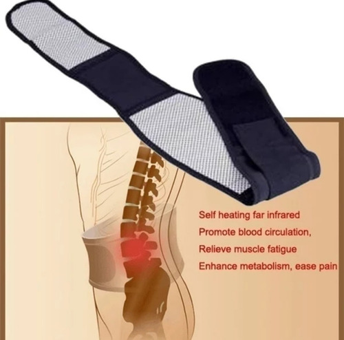 Imagen 10 de 10 de Faja Lumbar Alivia Dolor De Espalda, Reduce Abdomen