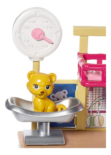 Barbie Doll Zoo Doctor Play Set Con Dos Pacientes! Exclusivo