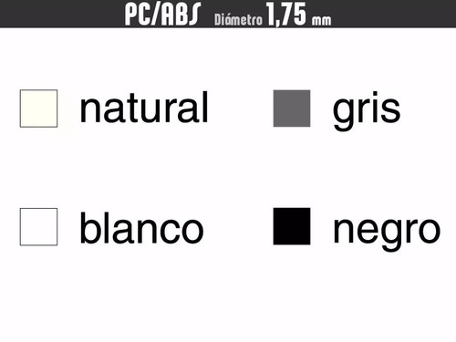 4 Pc/abs 1kg + Spray + Envio