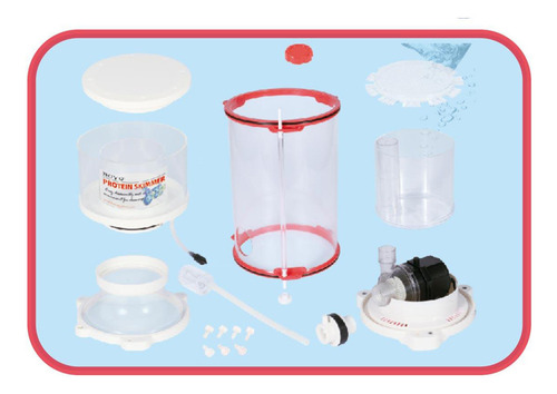 Skimmer Boyu Db-200 Espumador Para Acuarios 1000 A 1200 Lts