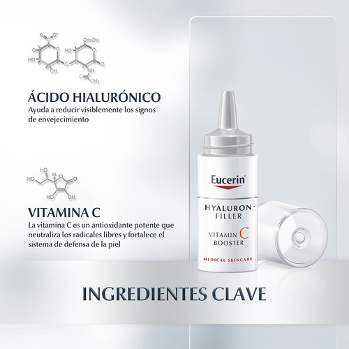 Imagen 3 de 7 de Eucerin Sérum Vitamin C Y Ácido Hialurónico ,hyaluron Fille