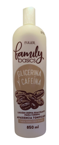 Crema Corporal Reafirmante Tonifica Cafeína Family Basics