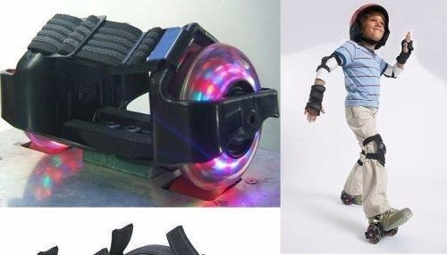 Imagen 6 de 10 de Patines Ajustable Flashing Rollers Con Luz Led Ruedas Zapato