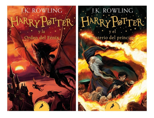 Harry Potter 5 Y 6 Orden + Misterio - 2 Libros Bolsillo
