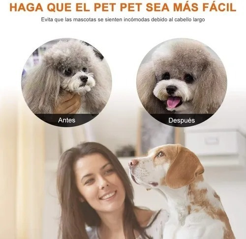 Imagen 7 de 7 de Maquina Corta Pelo Perros Cortadora Usb Accesorios Gatos
