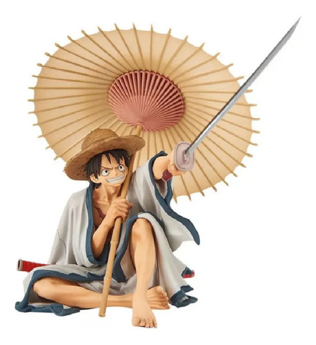 Figura Juguete Muñeco Monkey D. Luffy Con Espada 3d One Piec