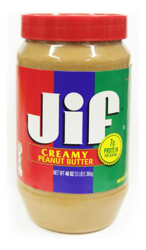 Jif Creamy Peanut Butter 48 Oz 1,38kg Mantequilla De Mani