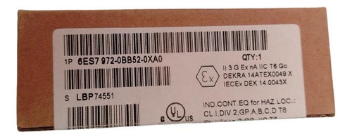 Siemens 6es7972-0bb52-0xa0 Simatic Simatic Dp, Conector De