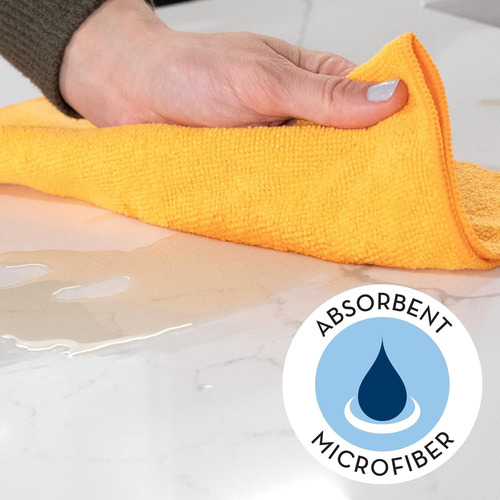 Paño Absorbente Pañito Pack De 5 Microfibra Limpieza Pulir