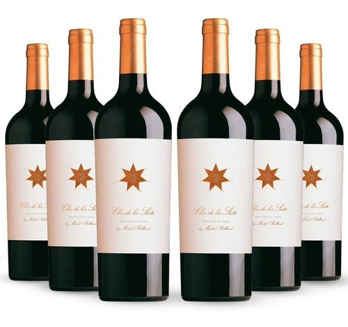 Caja Vino Tinto Clos De Los Siete X 6u - Vinariam