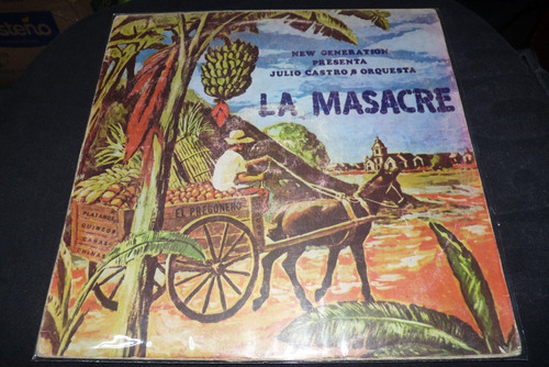 Jch- La Masacre Julio Castro Y Orq. Salsa Guaguanco Lp Vinil