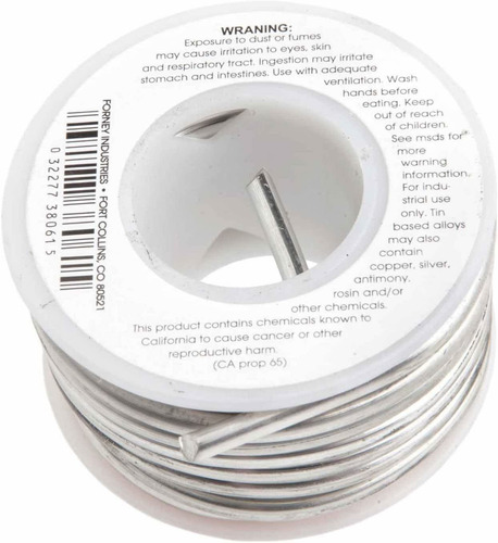 Forney 38061 Solder Lf Solid 1/8, 8 Oz.,silver