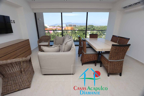 Cad Altamar Victory 403. Terraza Grande Con Vista A Los Jardines Y Albercas