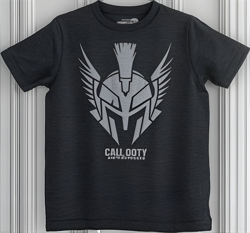 Playera Call Of Duty Videojuego Niño Talla M Gris Warzone