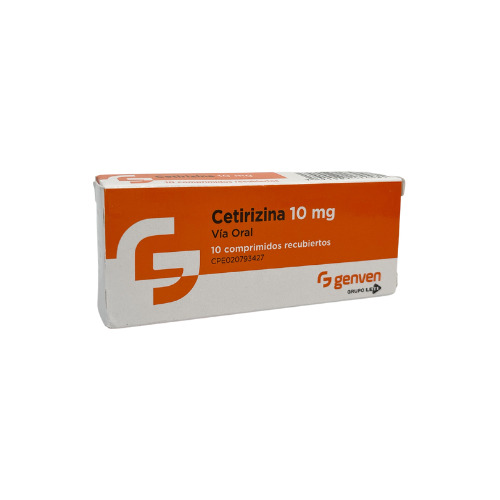 Cetirizina 10 Mg X 10 Com (genven)